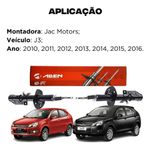 Par Amortecedor Dianteiro Jac J3 1.4/1.5 2010 a 2013