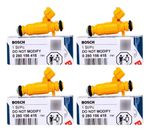 Kit 4 Bicos Injetores Grand Livina Tiida 1.8 Flex Original