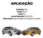 Radiador Eurus Fiat Brava 1.6 16V 2000 2001 Sistema Marelli