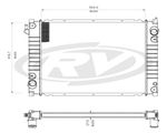 Radiador Ranger Diesel 98 1999 2000 2001 2002 2003 2004 2006