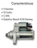 Motor Partida Seg 11 Dentes Gol Fox Voyage Saveiro G5 G6