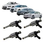 Kit 4 Bicos Injetor Jetta Passat Tiguan Tsi Bosch 026150001a