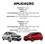 Radiador Eurus Toyota Etios 2017 2020 2023 2024