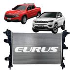 Radiador Eurus Jeep Compass 2.0 Fiat Toro 2.4 2017 2018 2019 Flex