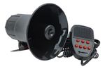 Sirene Polícia Ambulância Megafone 7 Tons 12/24v Bivolt Asx