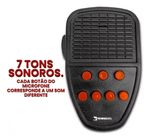 Sirene Polícia Ambulância Megafone 7 Tons 12/24v Bivolt Asx
