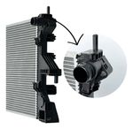 Radiador Eurus Fiat Ducato Peugeot Boxer 2018 2020 2022
