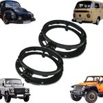 Kit 2 Suporte 7 Polegadas Farol Fusca Kombi Jeep Angel Eye
