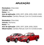 Eletro Ventoinha Eurus Agile 1.4 2016 2018 2020