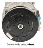 Compressor Delphi Onix Prisma Spin Cobalt 2012 2014 2016 2018