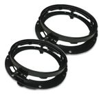 Kit 2 Suporte 7 Polegadas Farol Fusca Kombi Jeep Angel Eye
