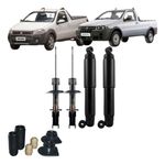Kit Amortecedor Completo Dianteiro Traseiro Fiat Strada 1999 2005 2010 20152020