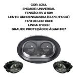 Farol Auxiliar Para Empilhadeiras Super Led Azul Tarponn