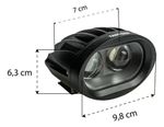 Farol Auxiliar Para Empilhadeiras Super Led Azul Tarponn