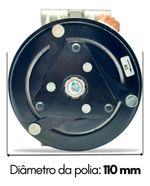 Compressor Delphi VW Gol Saveiro Voyage 1.0 1.6 G5 G6 G7 5U0820803