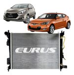 Radiador Eurus Hb20 Veloster 2012 2013 2014 2015 2016 2017 2018