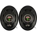 Par Alto Falante 6x9 Bomber 75w 4 Ohms 150w Rms Potente Bbr