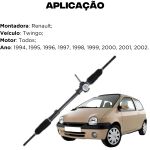 Caixa Direção Mecânica Roc Setor Renault Twingo 1994 1998 2002