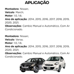 CONDENSADOR MAHLE NISSAN MARCH VERSA 1.0 1.6 2014 A 2022 (AC167000P)