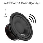 Alto Falante Subwoofer Taramps 6 Polegadas T 500sw 8 Ohms