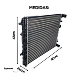 Radiador Behr Vw Gol Voyage G5 G6 G7 2008 2011 2014 2018