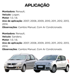 Condensador Mahle Logan Sandero 1.0 1.6 2008 2013 Manual