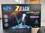 Kit Par Lampadas Ultra Led Zeus Premium 6000k Vision 16000 Lumens H8 H9 H11