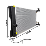 Radiador Toyota Corolla 1.6 1.8 2.0 2009 a 2019 Automático Mtf