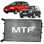 Radiador Mtf Fox Polo 1.0 1.6 2003 2004 2005 2007