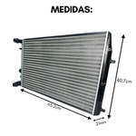 Radiador Mtf Fox Polo 1.0 1.6 2003 2004 2005 2007