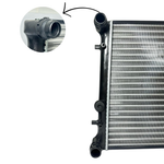Radiador Mtf Fox Polo 1.0 1.6 2003 2004 2005 2007