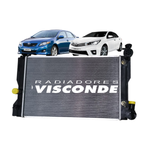 RADIADOR VISCONDE TOYOTA COROLLA 1.6 1.8 2009 A 2013 AUTOMATICO (RV2151)