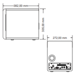 Caixa Subwoofer Ativo Residencial 8 Tas408f 400w Rms Taramps