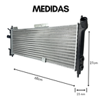 Radiador Mtf Corsa Classic 1.0 1.4 1.6 1994 1998 2002 2006 2010 Com Ar