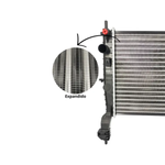 Radiador De Água Motor Mtf Meriva 1.8 2002 a 2012 Com Ar