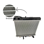 Radiador Mtf Fit 1.4 1.5 2003 2004 2005 2006 2007 2008