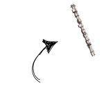 EIXO COMANDO MAHLE FOX GOL 1.0 2002 A 2005 (EV0700050)