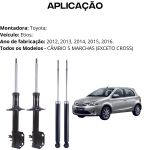 Kit Amortecedor Dianteiro Traseiro Toyota Etios
