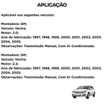Radiador Visconde Vectra 2.0 2.2 1997 1999 2001 2003 2005