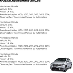 Radiador Visconde Honda New Fit 1.4 2009 a 2014 Automático