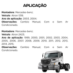Radiador Visconde Mb Atron 1318 1620 L2423 Betoneira