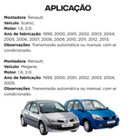 Radiador Visconde Megane Scenic 1.6 2.0 1999 2001 2002 2003 2004 2005