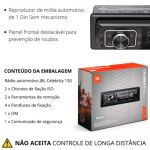 Rádio Som Automotivo Jbl Celebrity 150 Bluetooth Usb Am Fm