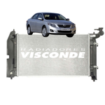 Radiador Visconde Corolla 1.6 1.8 2002 2004 2006 2008