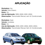 Radiador Visconde Cordoba 1.6 Polo Classic 1.8 2000 2002