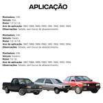 Radiador Visconde Gol Parati Saveiro 1.6 1.8 1987 1991 1994