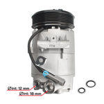 Compressor Valeo Gm Celta Prisma Corsa Classic 2002 2004 2006 2008 6Pk