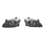 Par Farol Celta e Prisma R4000 My 2011 Versão Mold Dark Chrome S Lamp Le Ld (KIT160757160758)