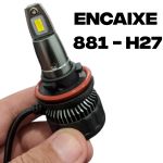 Par de Lampadas Ultra Led Vision F76000k 12v 10000 Lumens Encaixe H27