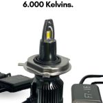 Par de Lampadas Ultra Led Vision F76000k 12v 10000 Lumens Encaixe H4